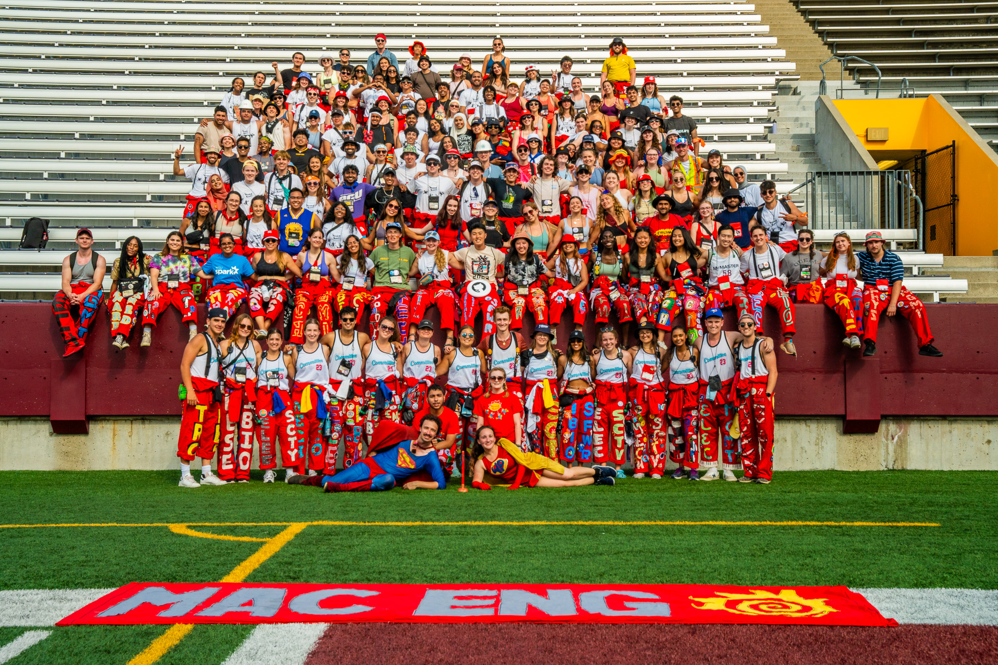 McMaster Engineering Welcome Week team photo